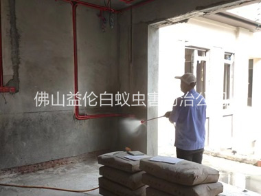 高明装修预防白蚁工程